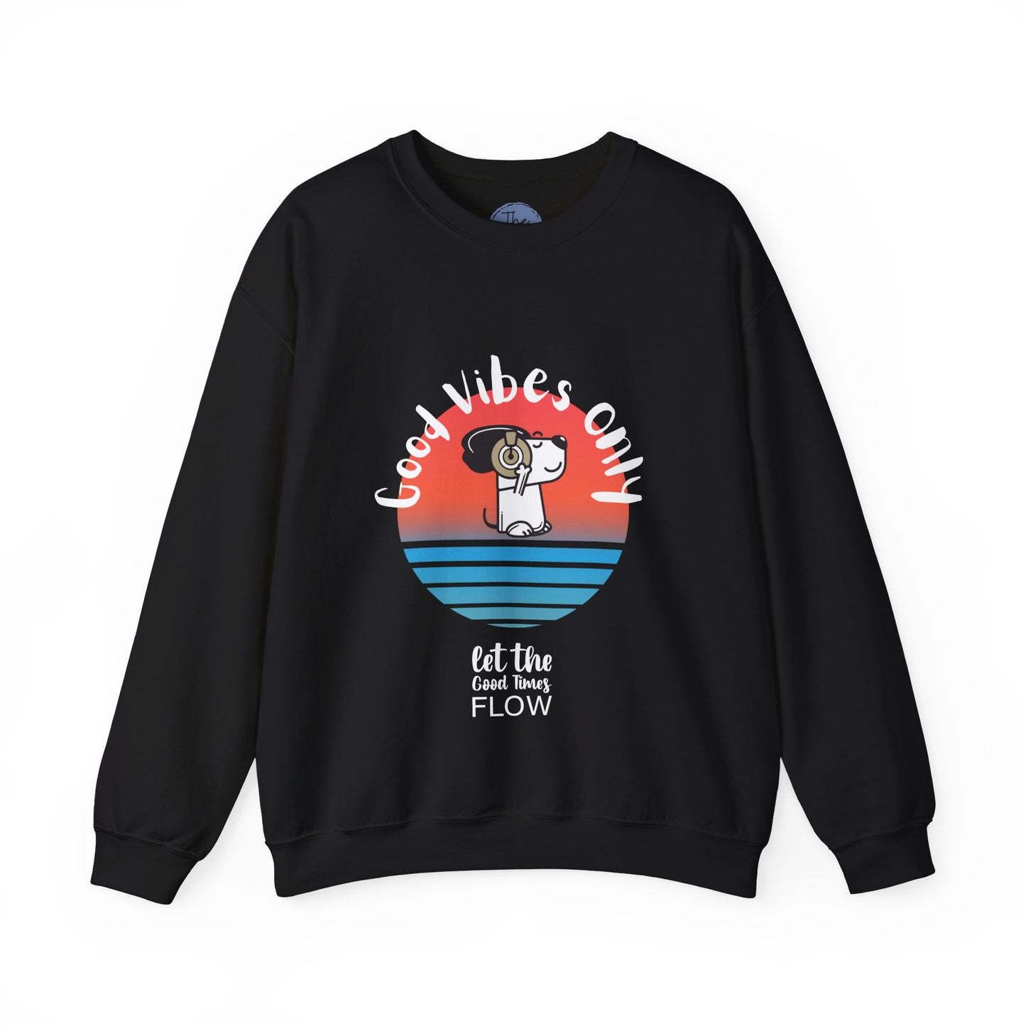 Good Vibes Only Sweatshirt, Unisex Crewneck, Cozy Sweatshirt for Relaxation, Gift for Friends, Casual Wear, Beach Vibes Apparel