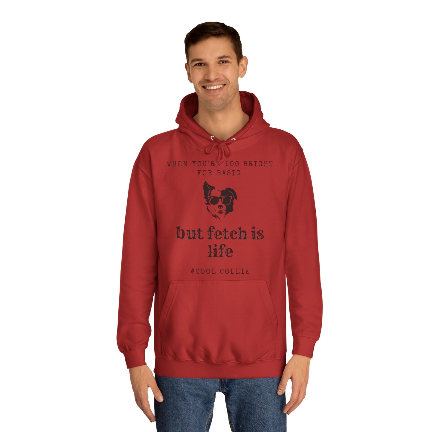 Cool Collie - Border Collie Meme Hoodie