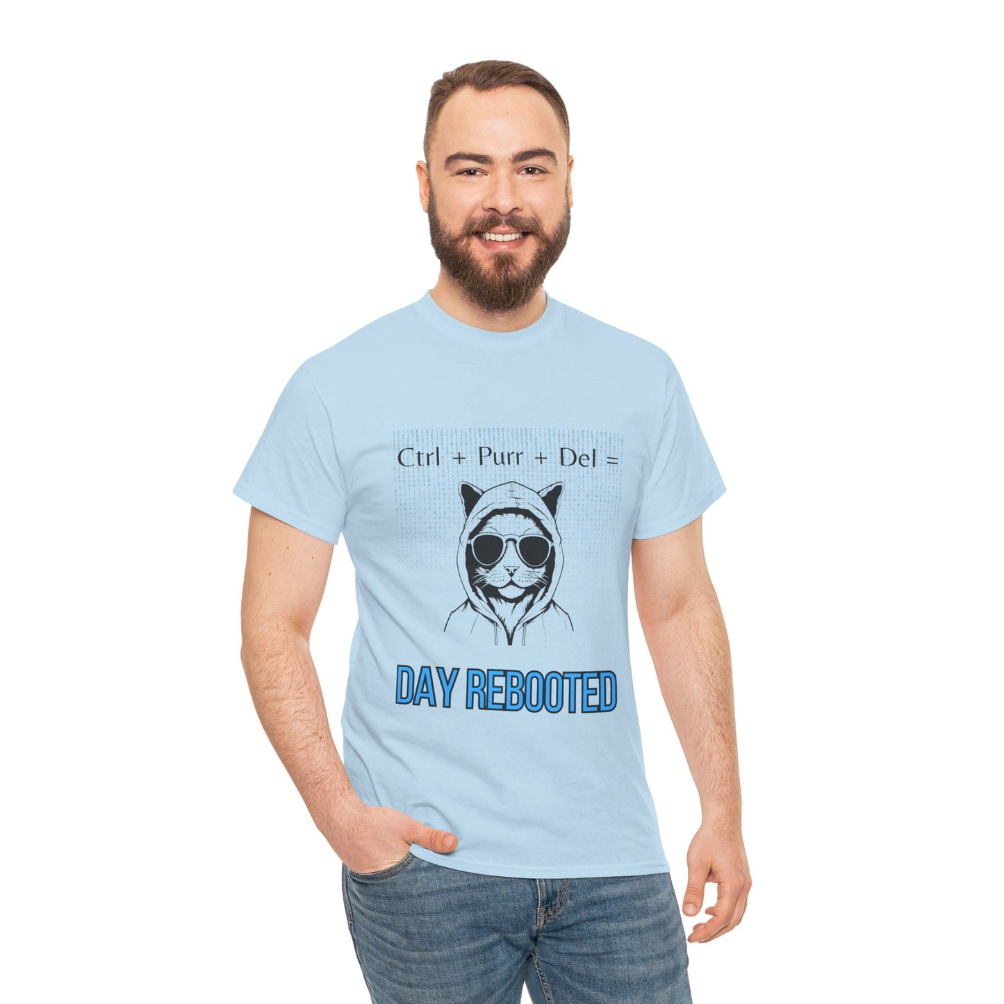 Ctrl + Purr + Del - Cat Meme T-Shirt