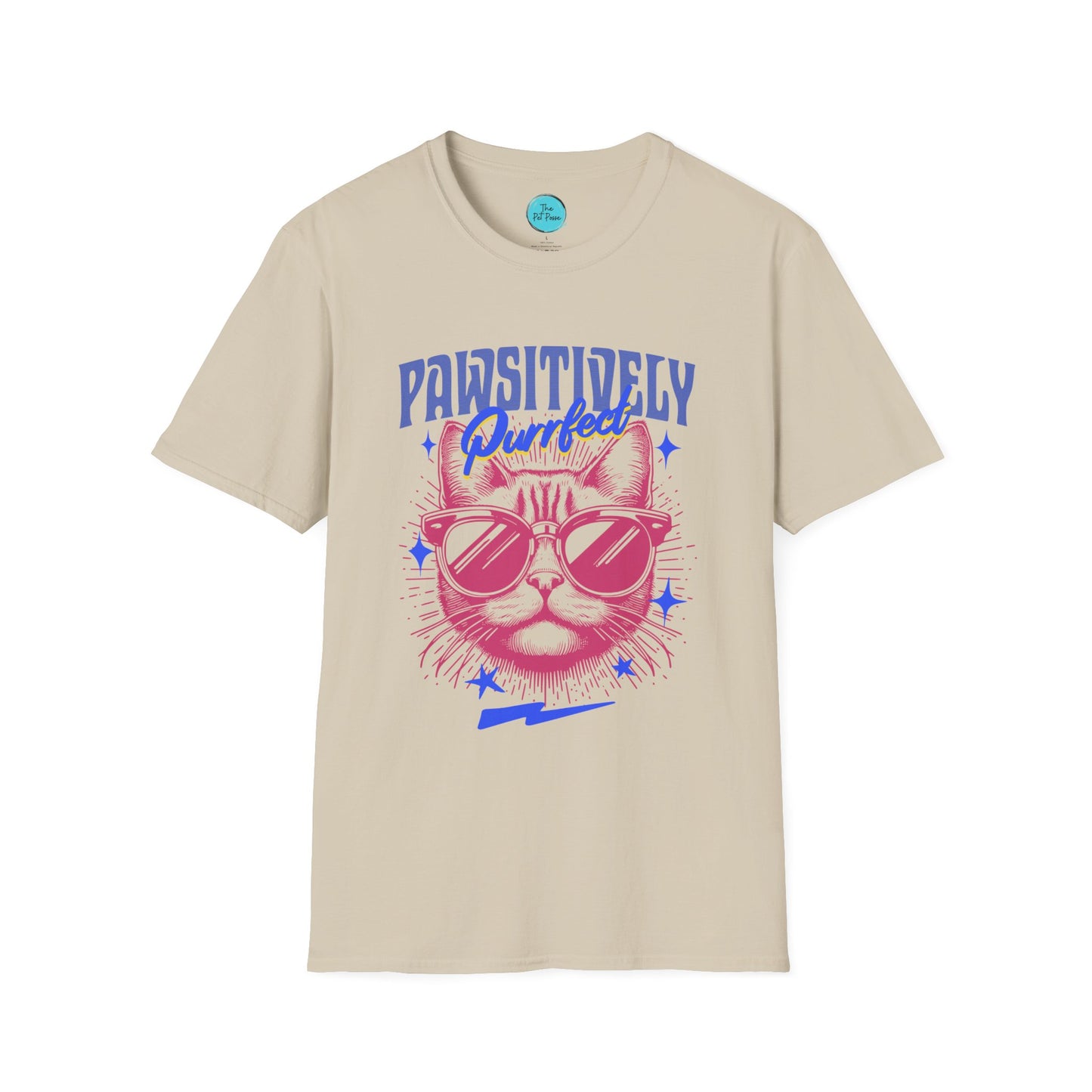 Pawsitively Purfect - Cool Cat Meme Tee