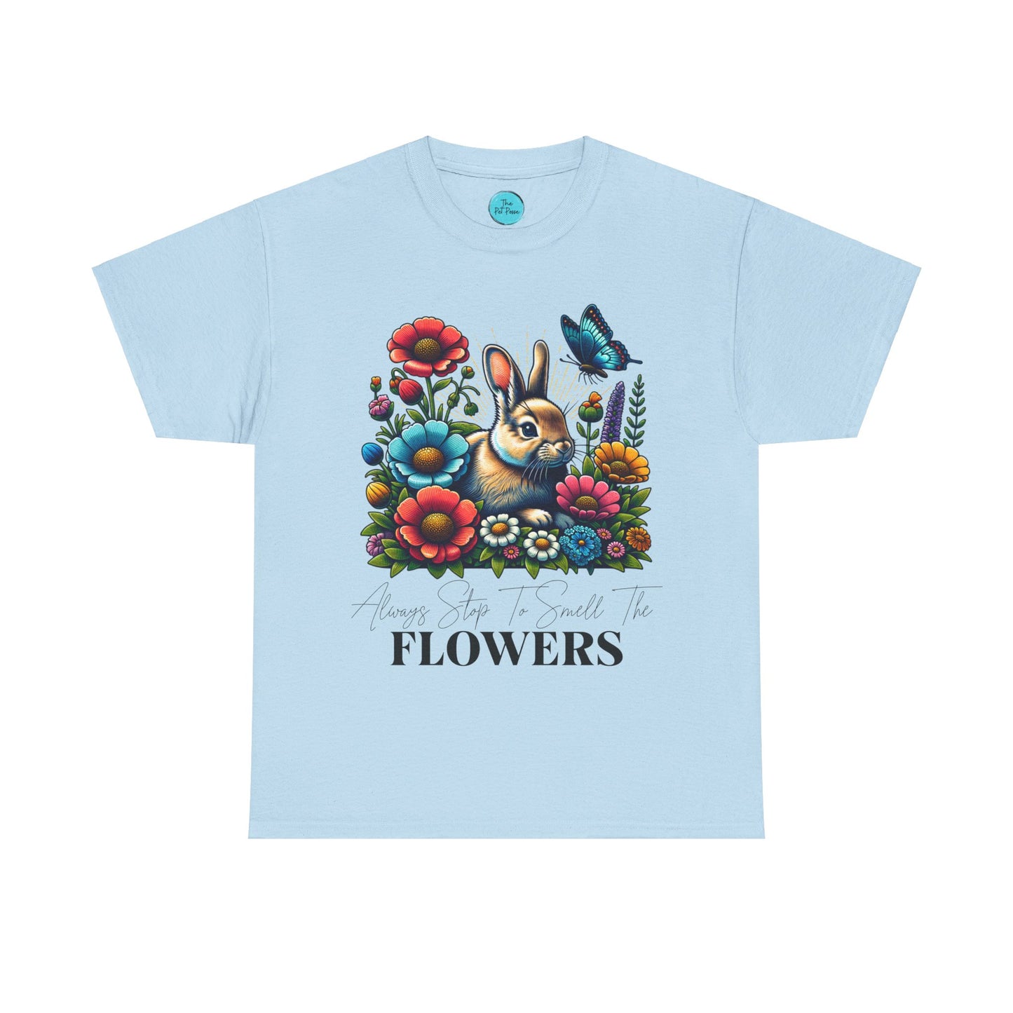 Bunny Tee - Always Stop to Smell the Flowers