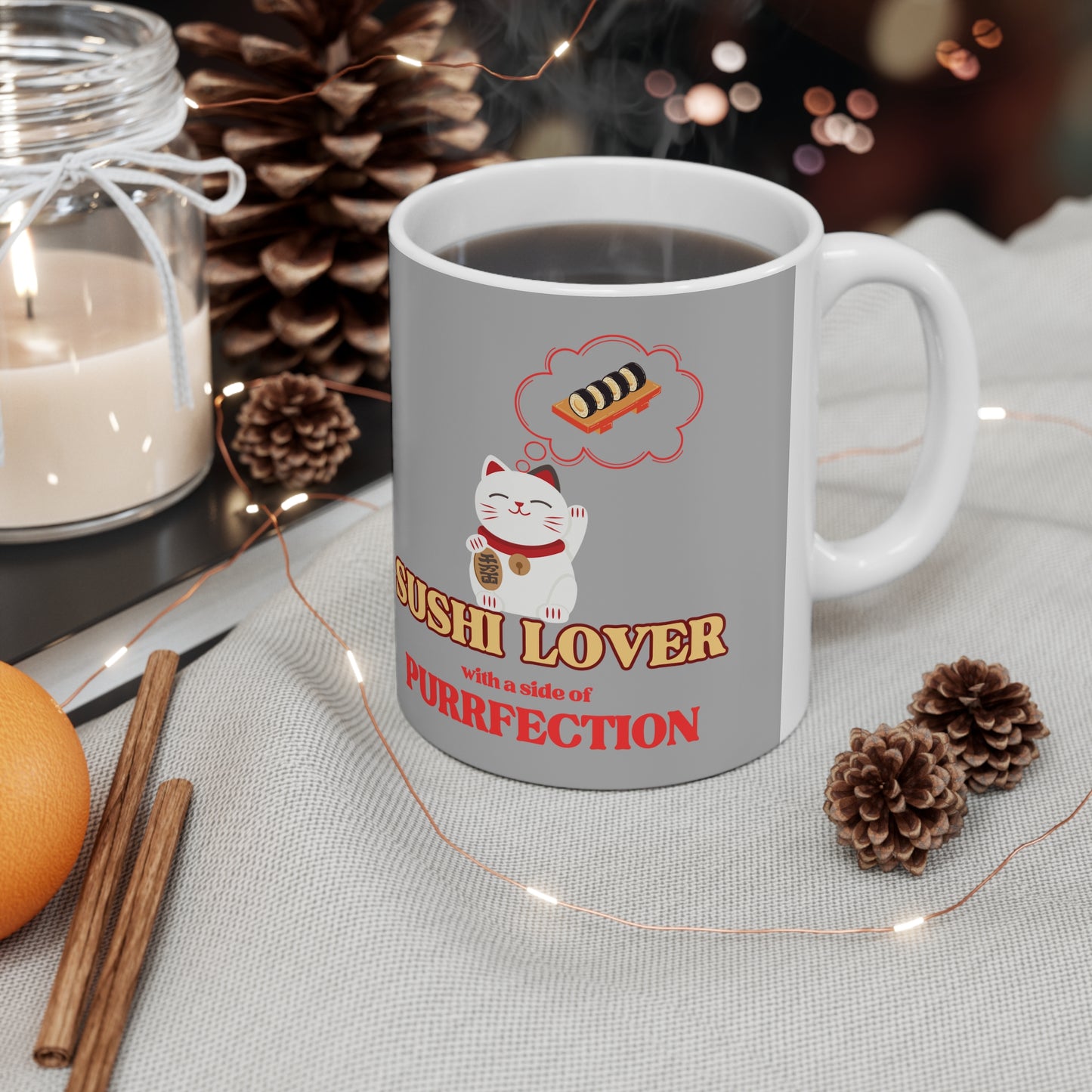 Sushi Dreams - Cat - Mug 11oz.
