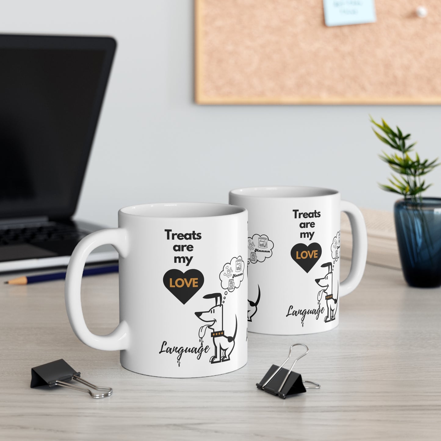 Treats -11oz White Mug