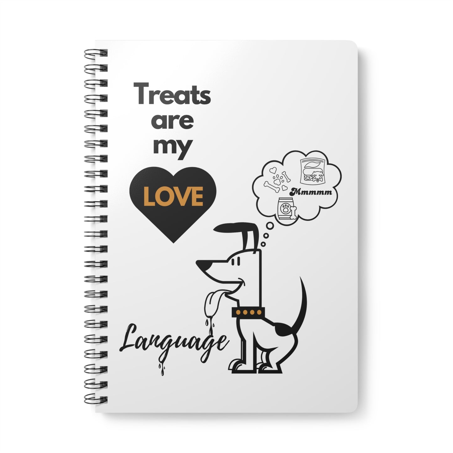 Treats - Wirobound Softcover Notebook, A5