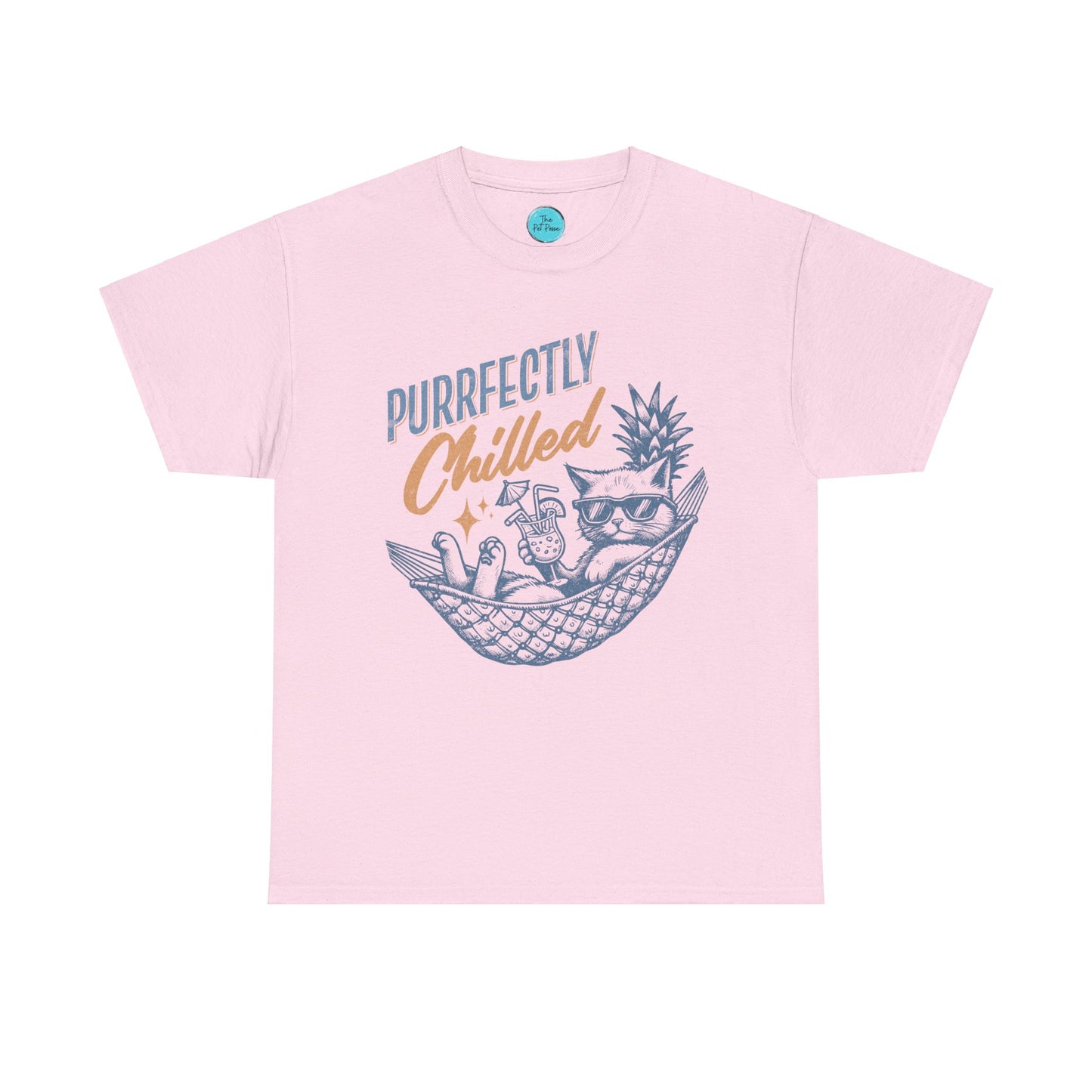 Perfectly Chilled - Cat Meme tee