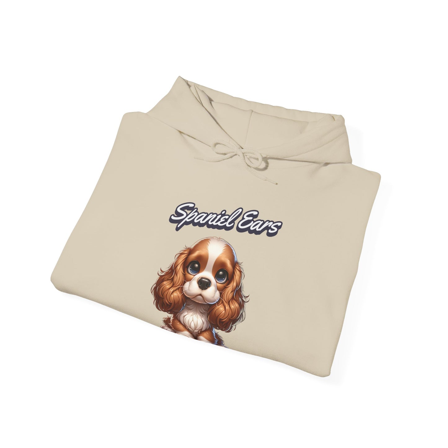 Spaniel Hoodie, Cute Dog Lover Sweatshirt, Adorable Pet Gift, Cozy Casual Wear, Animal Lover Apparel - Spaniel Ears