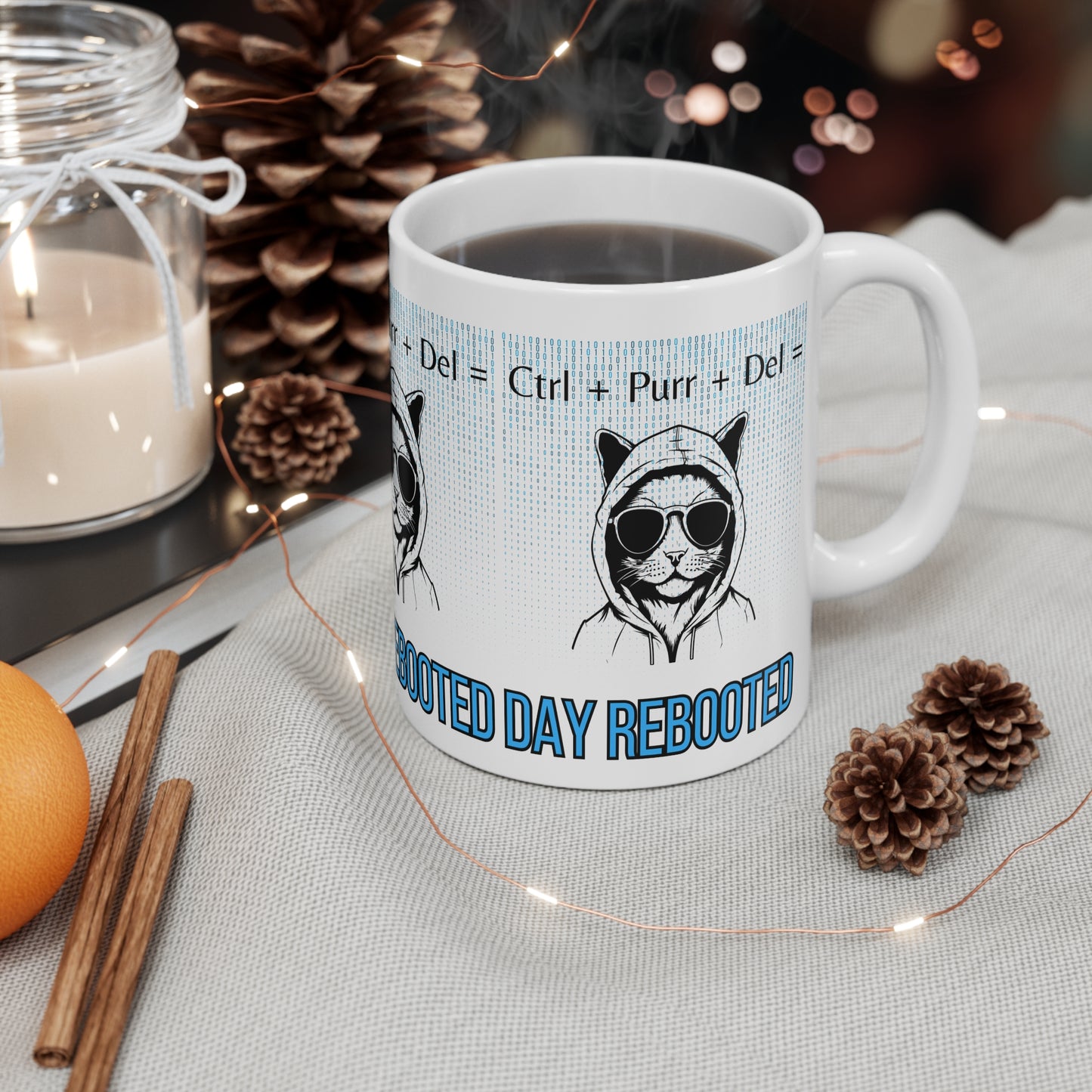 Day Rebooted - 11oz White Mug