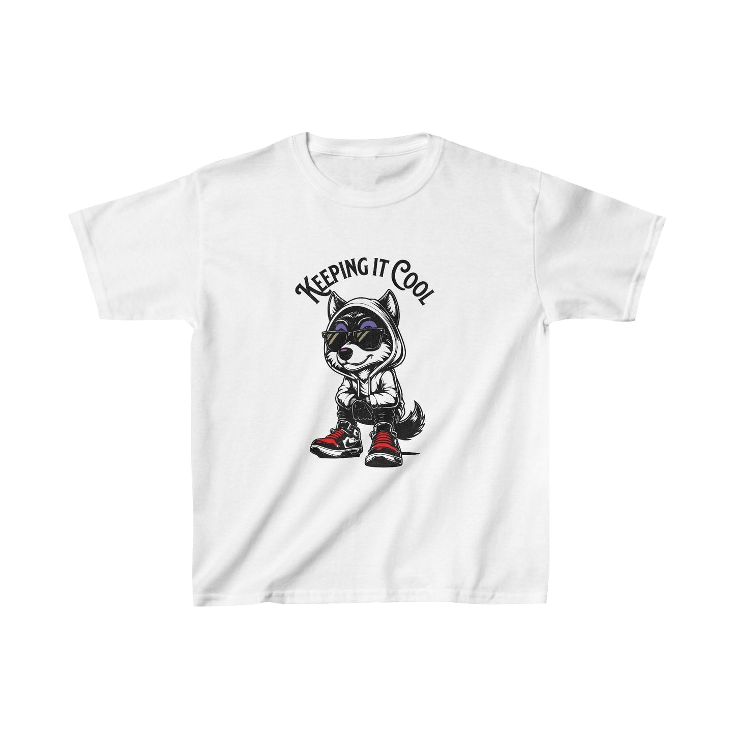 Keeping it Cool - Kids Wolf Tee