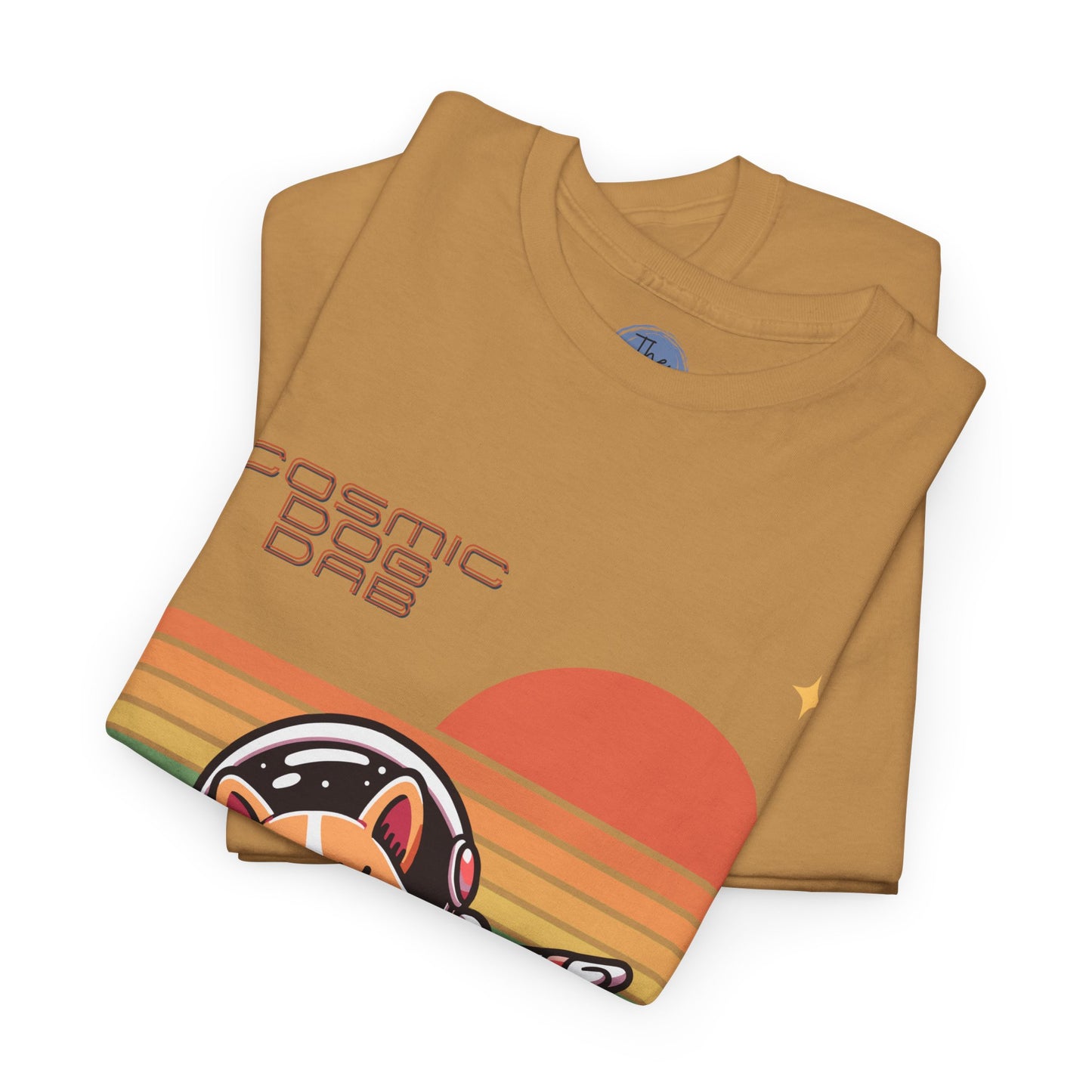 Cosmic Dog Dab Astronaut T-Shirt, Retro Space Tee, Unisex Tee, Gifts for Dog Lovers, Cute Graphic Tee, Birthday, Everyday Wear