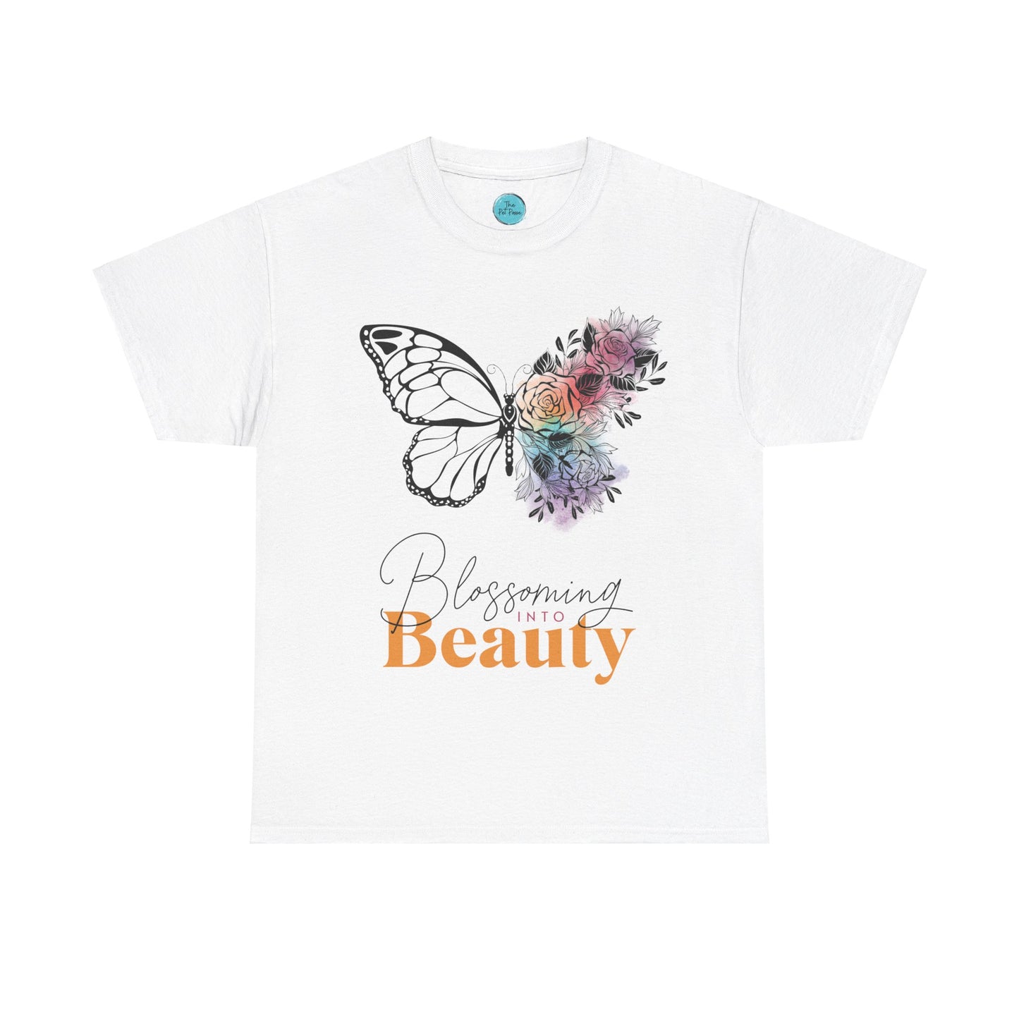 Blossoming Into Beauty - Butterfly Tee