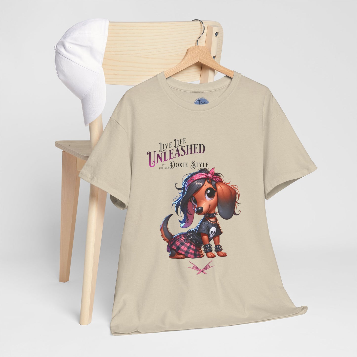 Doxie Style Unleashed  Dog Lover Tee, Cute Pet Shirt, Gift for Animal Lovers, Fun Casual T-Shirt for Every Day, Stylish Pet Apparel