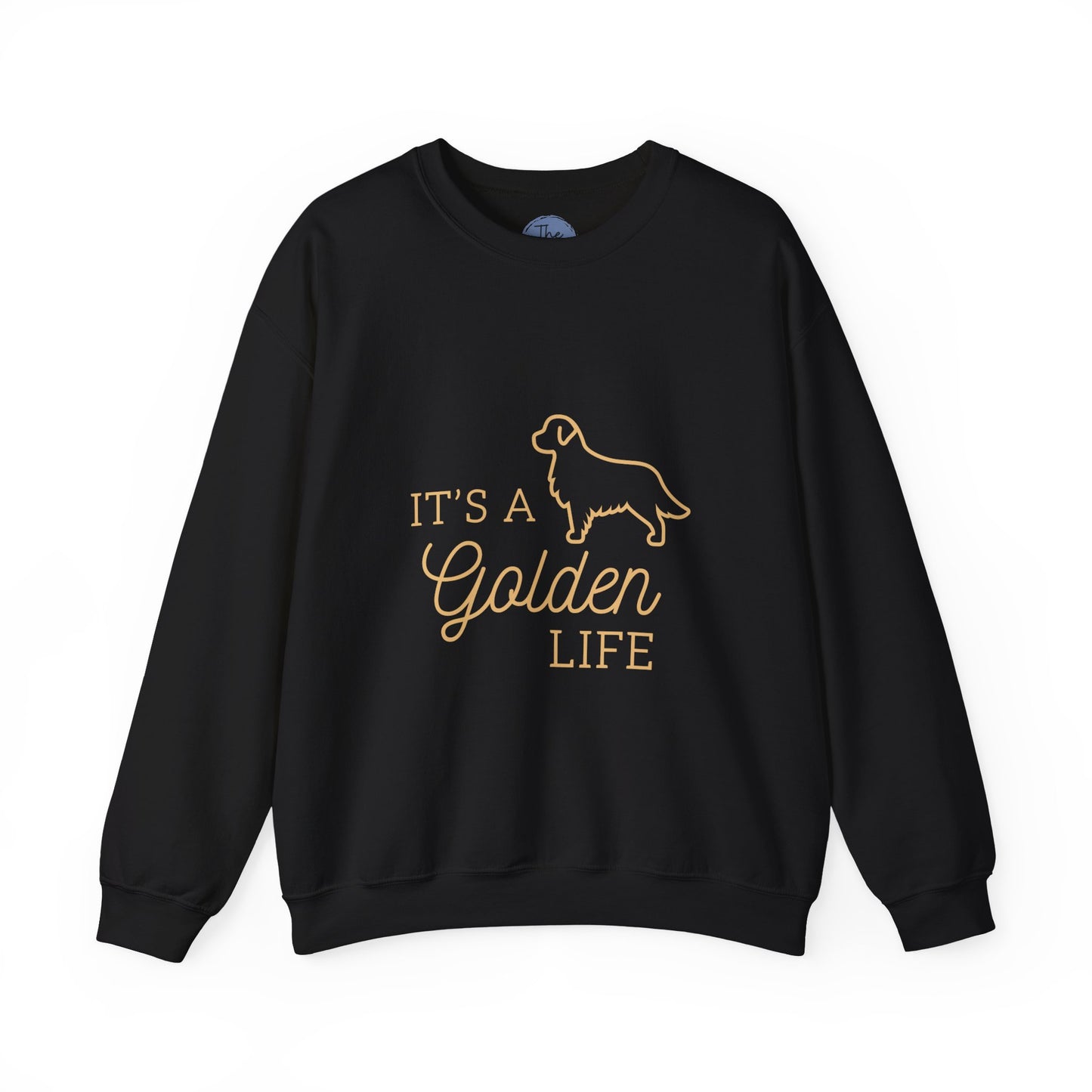 "It's a Golden Life" Golden Retriever Crewneck Sweater