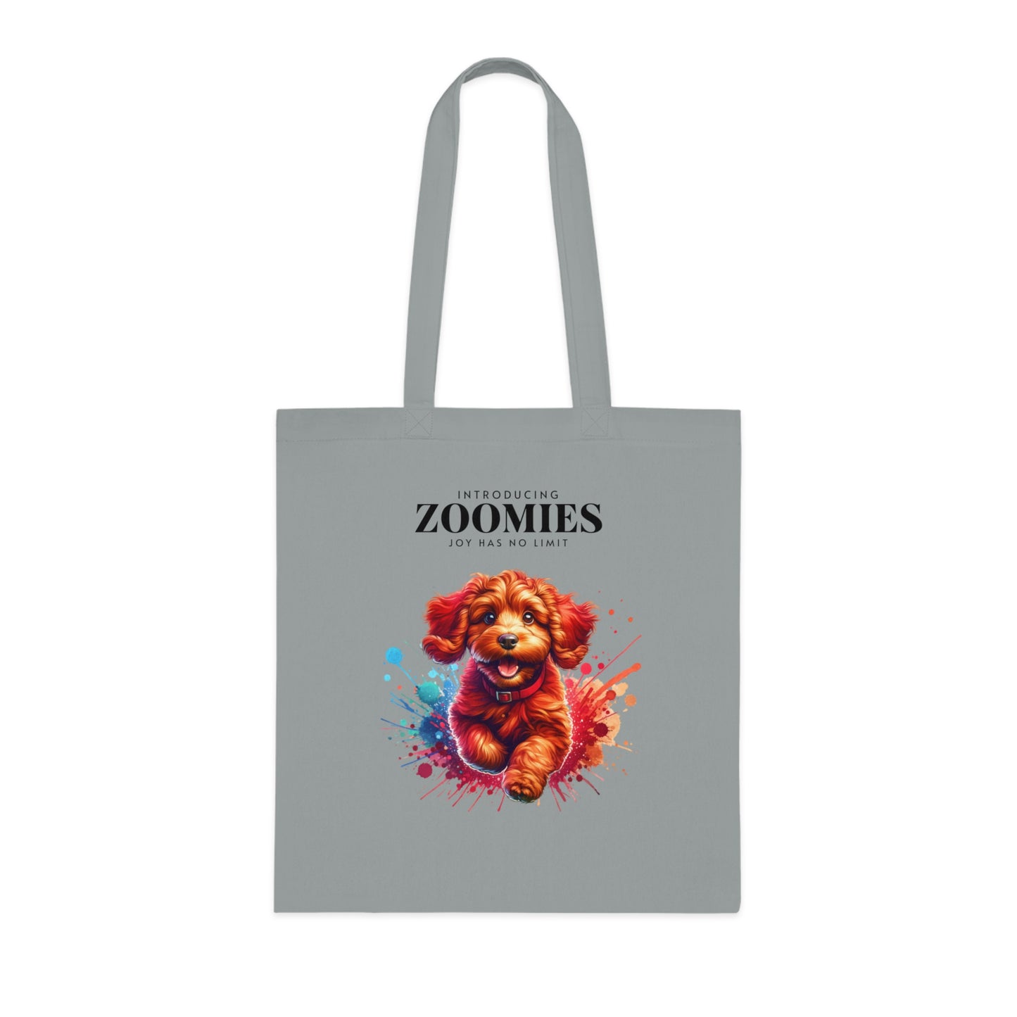 Zoomies - Joy has no limit – Cute Dog Canvas Shopper - Tote