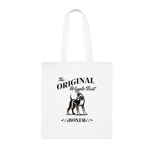 Boxer Dog Tote Bag - The Original Wiggle Butt, Cute Dog Lovers Gift, Pet Owner Accessory, Eco-Friendly Shopping Bag, Dog Mom Tote