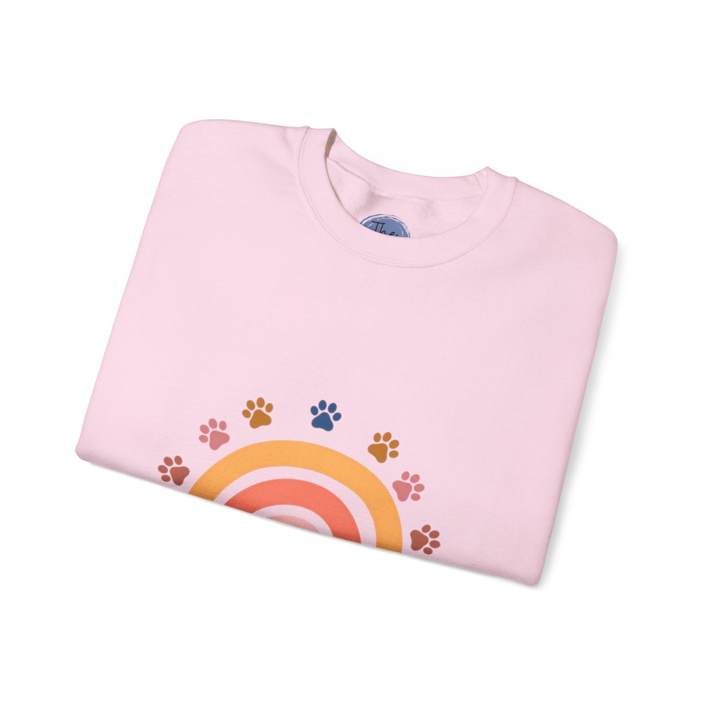 Rainbow Retro Dog Mum Sweatshirt | Cozy Gift for Pet Owners, Animal Lovers, Birthday, Mother’s Day, Everyday Wear