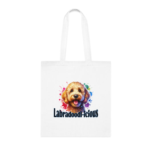 Labradoodle Tote Bag - Cute Dog Lover Canvas Bag for Shopping, Gifts, Pet Owners, Dog Lovers, Everyday Use