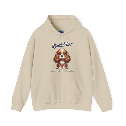 Spaniel Hoodie, Cute Dog Lover Sweatshirt, Adorable Pet Gift, Cozy Casual Wear, Animal Lover Apparel - Spaniel Ears