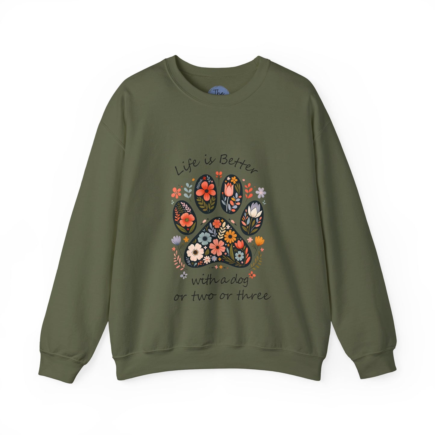 "Life is Better with a Dog or Two or Three" Sweater