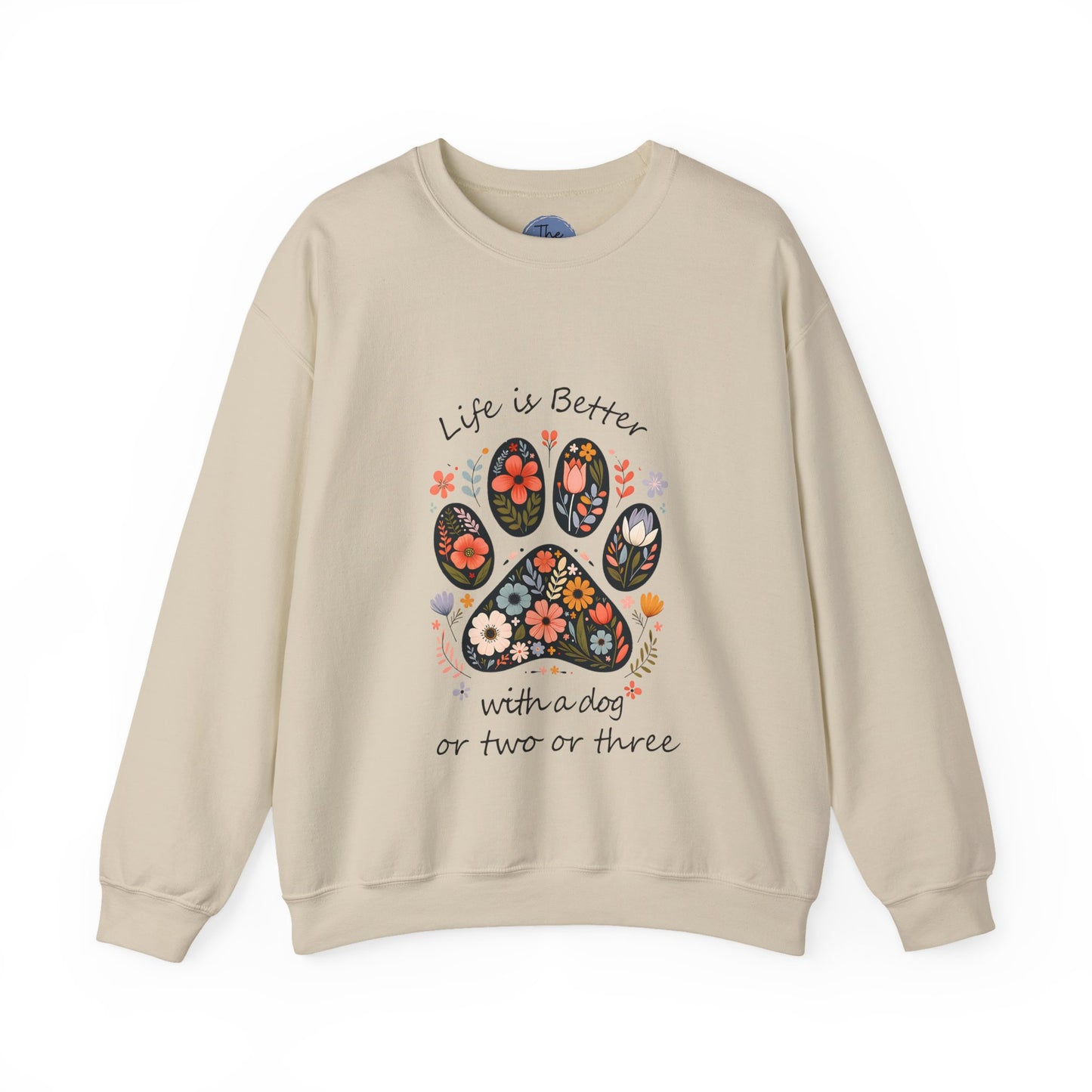 "Life is Better with a Dog or Two or Three" Sweater