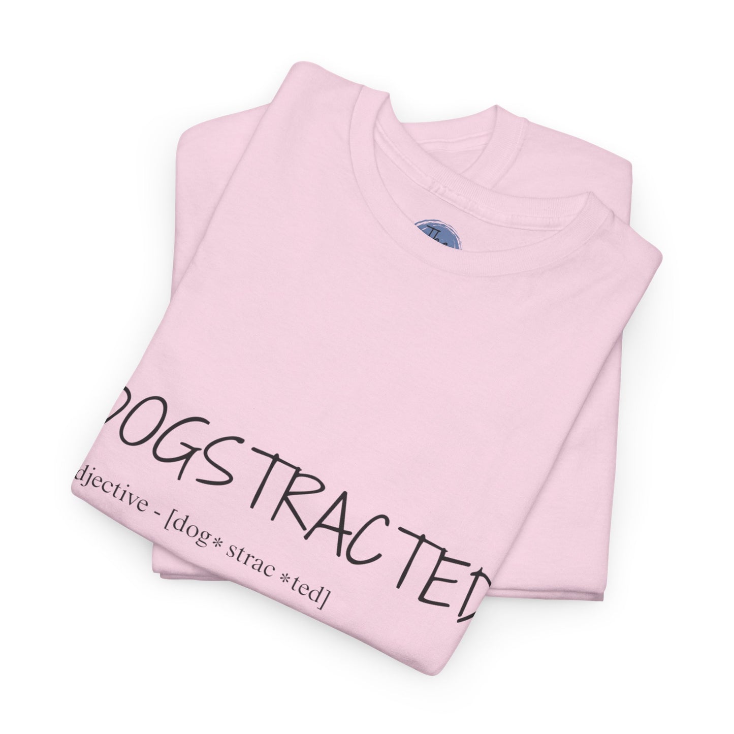 Dogstracted - Unisex Dog-Themed Heavy Cotton Tee - Perfect Gift for Dog Lovers, Casual Wear, Pet Owners, Birthdays, Dog Days