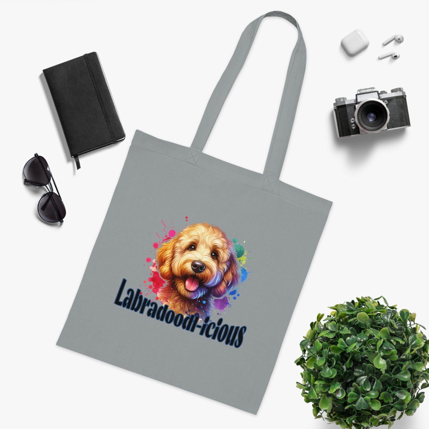 Labradoodle Tote Bag - Cute Dog Lover Canvas Bag for Shopping, Gifts, Pet Owners, Dog Lovers, Everyday Use