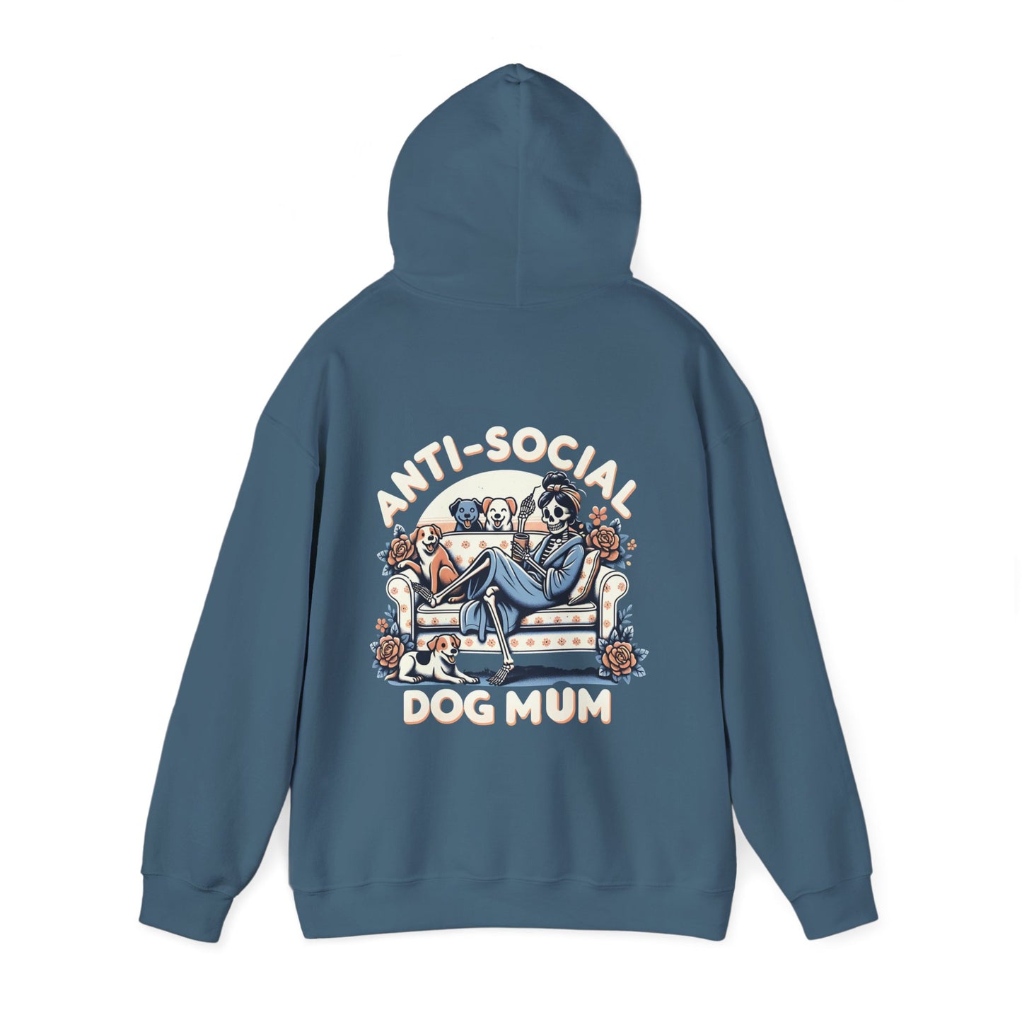 Anti-Social Dog Mum Hoodie - Cozy Sweatshirt for Pet Lovers, Gift for Dog Owners, Casual Wear, Pet-Themed Apparel, Fun Dog Mom [...]