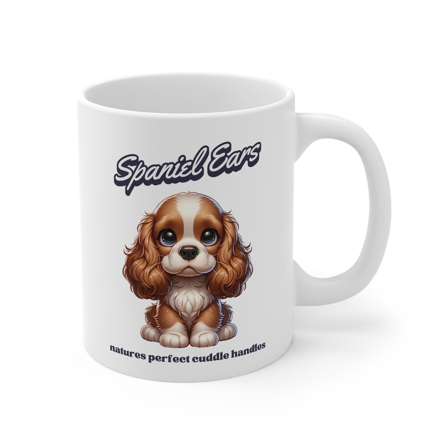 Adorable Spaniel Ears Mug | Cute Dog Coffee Cup, Pet Lover Gift, Animal Mug, Dog Mom Mug, Dog Lover's Coffee, Spaniel Dog Gift