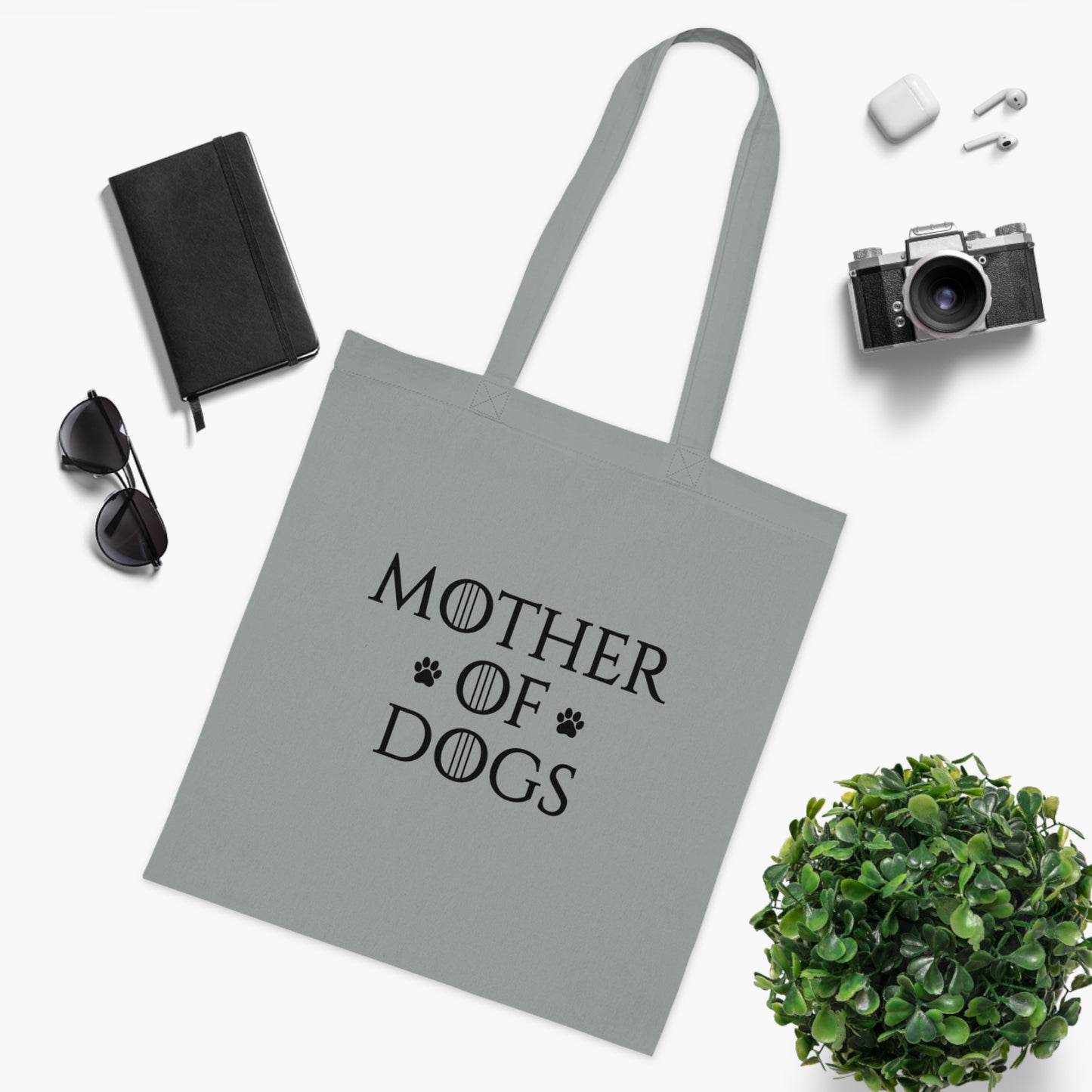 Mother of Dogs Cotton Tote Bag