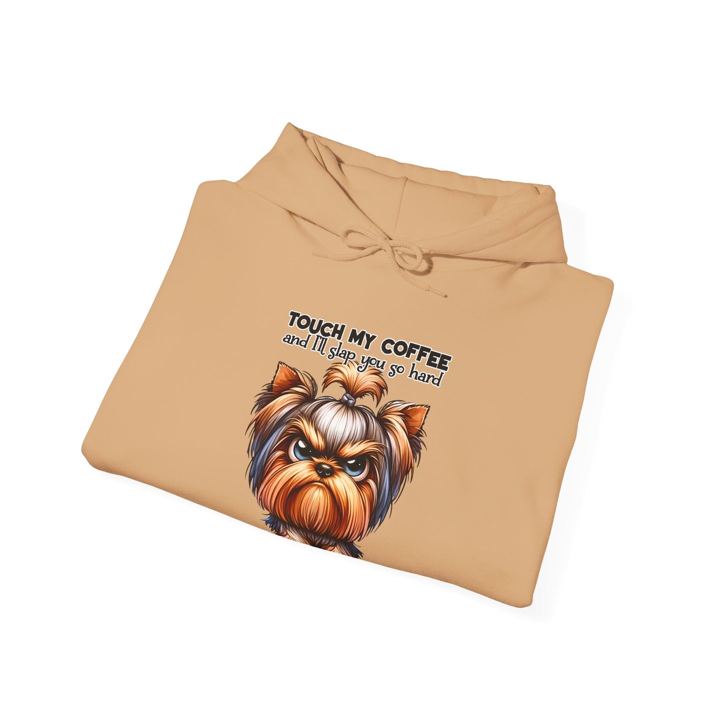 "Touch My Coffee" Funny Dog Lover Sweatshirt - Yorkie