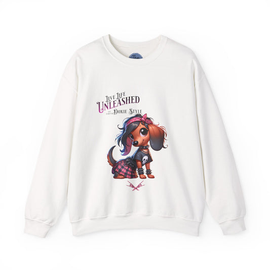 Doxie Style  - Unisex Heavy Blend™ Crewneck Sweatshirt